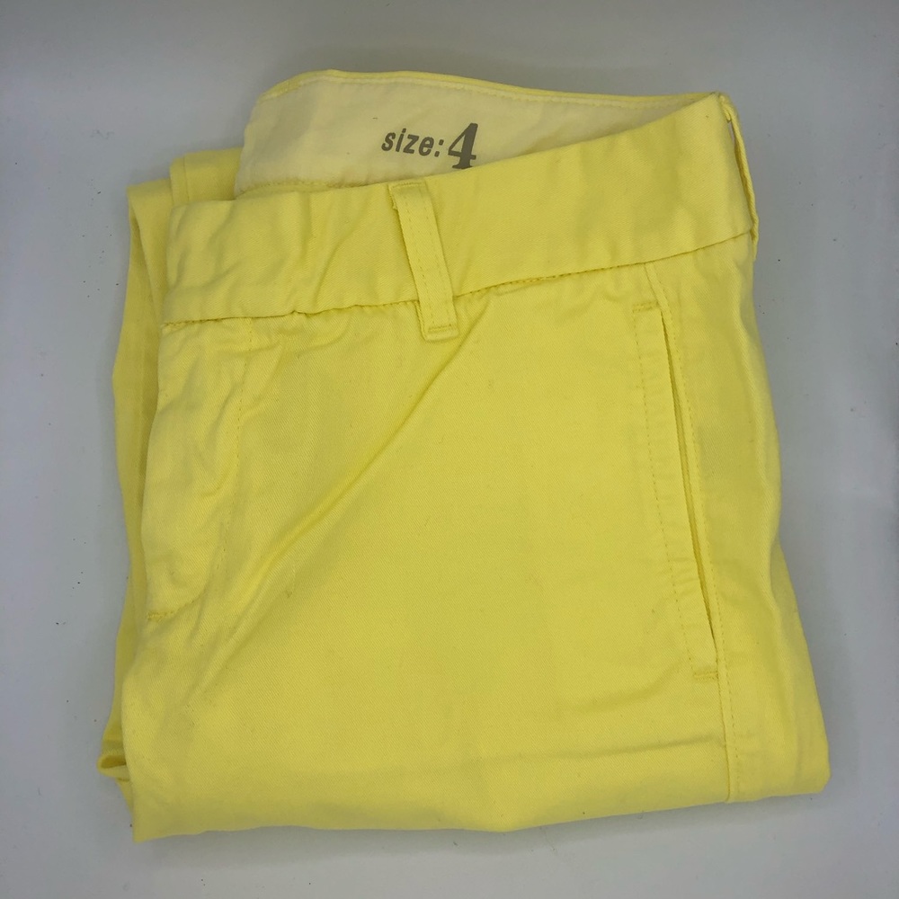 **100% COTTON**J CREW BRIGHT YELLOW SCOUT CHINOS - Picture 9 of 10